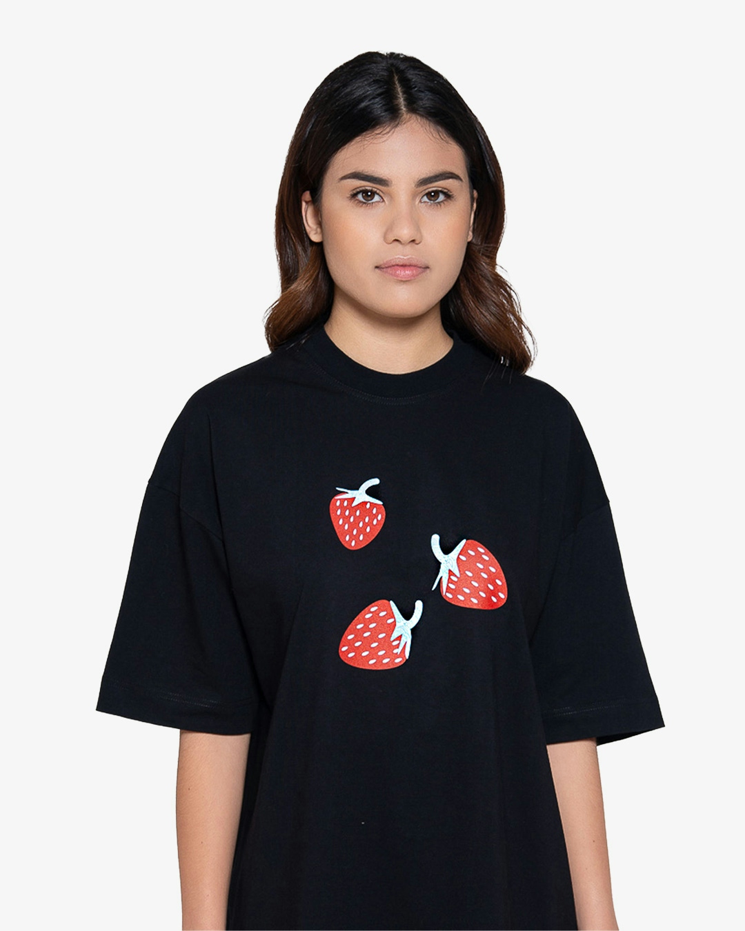 Big Strawberries S/S T-Shirt - Black