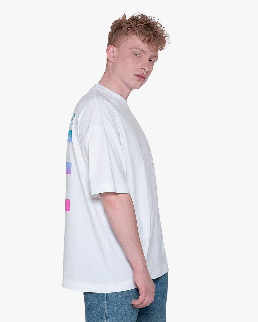 Gradient Monogram S/S T-Shirt - White