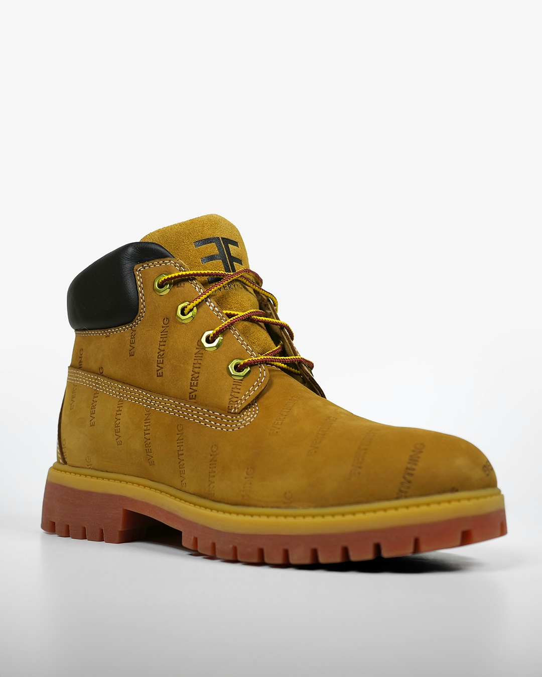 Industrial patterned boots - Yellow